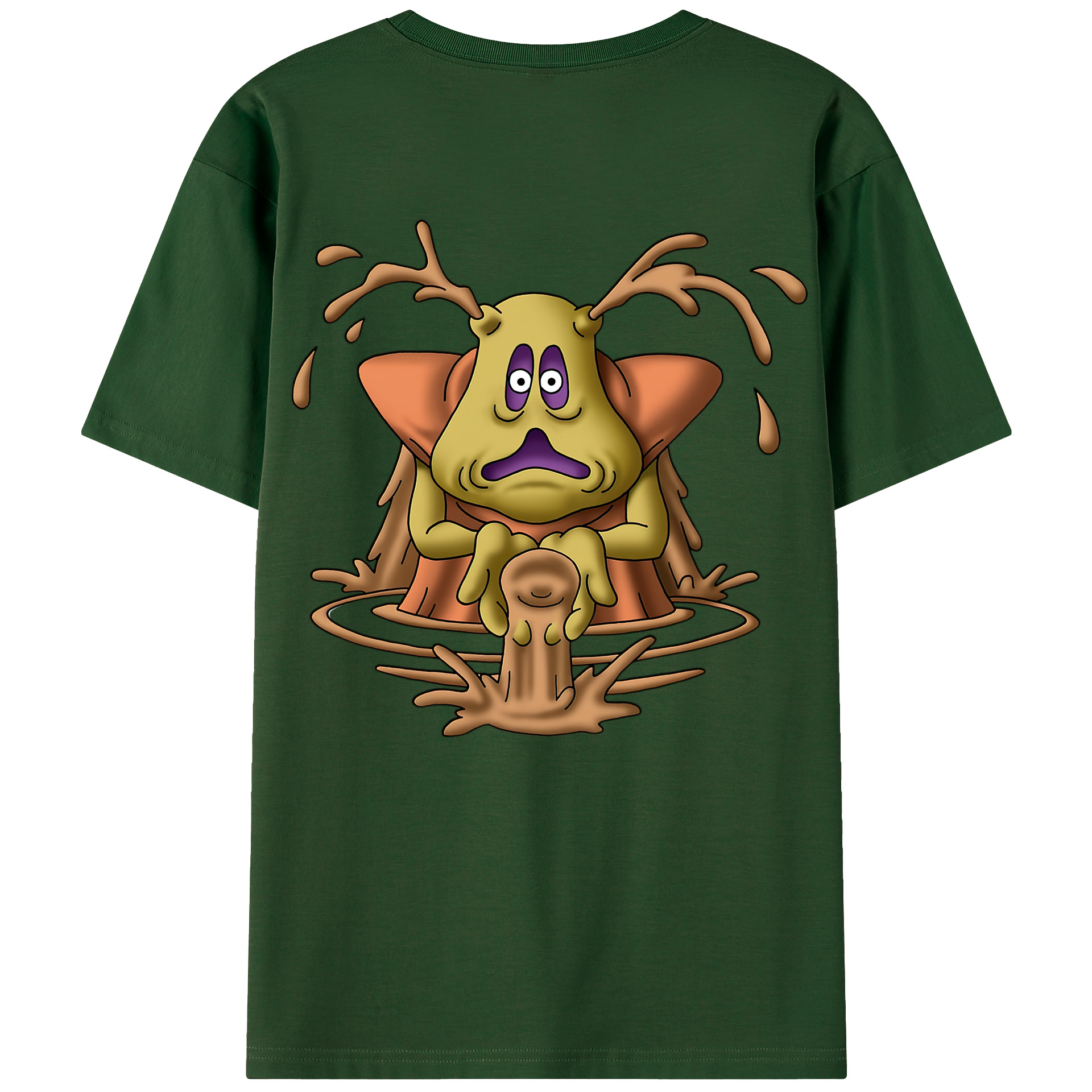 （画像用） ドラゴンクエスト Doragon Kuesuto Dragon Quest 綿100％半袖Tシャツ（背面プリント）